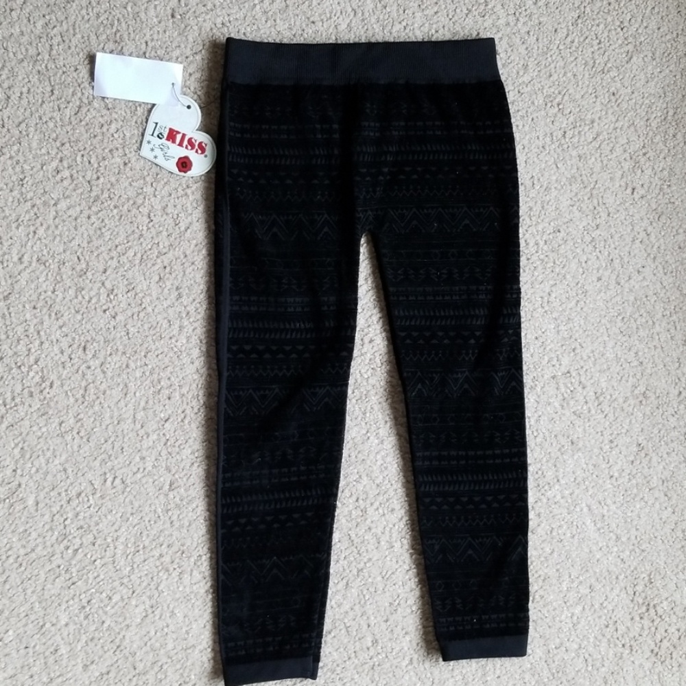 ❤4/$20 1st Kiss Girls Soft Black Leggings